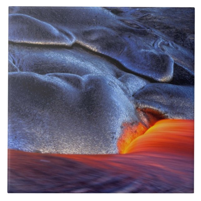 Carreau États-Unis, Hawaii, Big Island, Kilauea, Volcanoes (Devant)