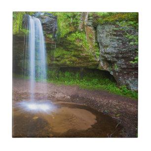 Carreau États-Unis, Michigan. Chutes de Scott dans le Mich