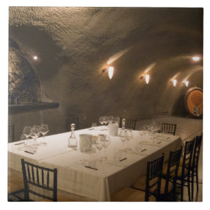 Carreau États-Unis, Oregon, Dundee. Salle à manger à Arche