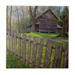 Carreau États-Unis, Tennessee, cabane à Cades Cove