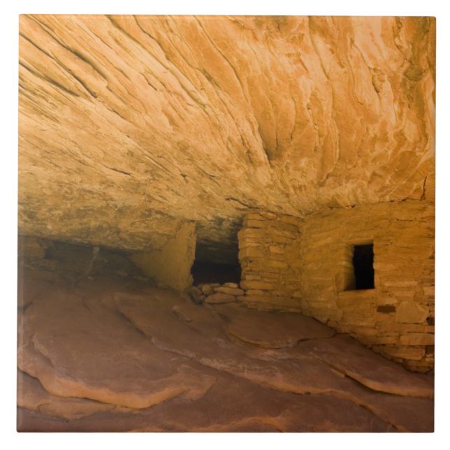 Carreau États-Unis, Utah, Cedar Mesa, Mule Canyon.Grès (Devant)