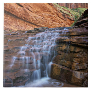 Carreau États-Unis, Utah, Escalante Wilderness. Cascade da