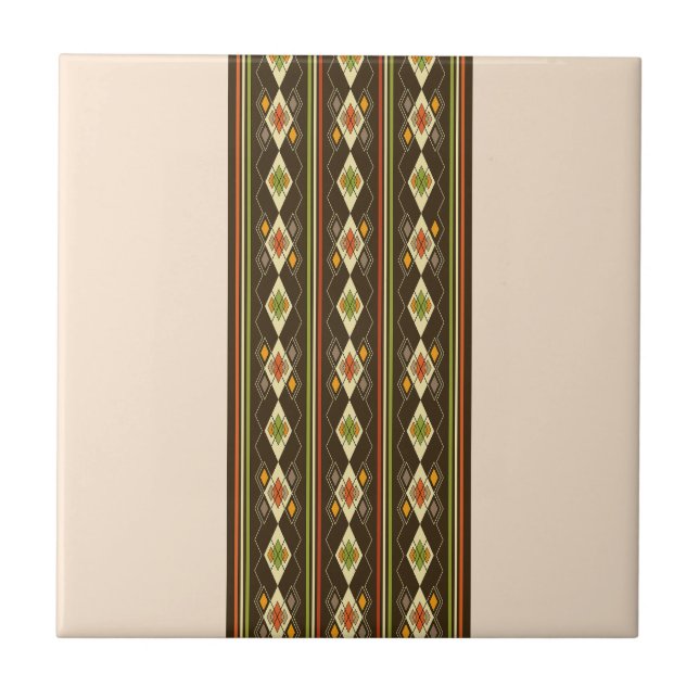 Carreau Ethiopian Tebeb Pattern (Devant)