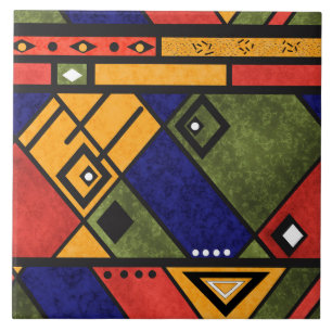 Carreau Ethno africain sans couture traditionnelle motif