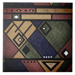 Carreau Ethno africain sans couture traditionnelle motif