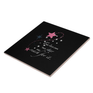 Carreau Étoile de diplôme de nièce, Cadeau, Carrelage