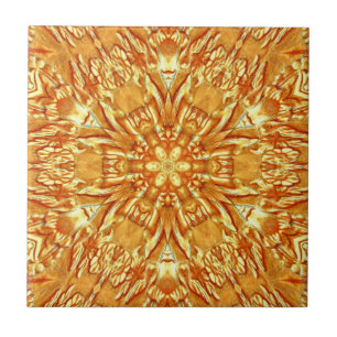 Carreau étoile d'or marocaine
