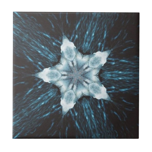 Carreau Étoile Lumineuse Pops De Carrelage En Céramique D' (Devant)