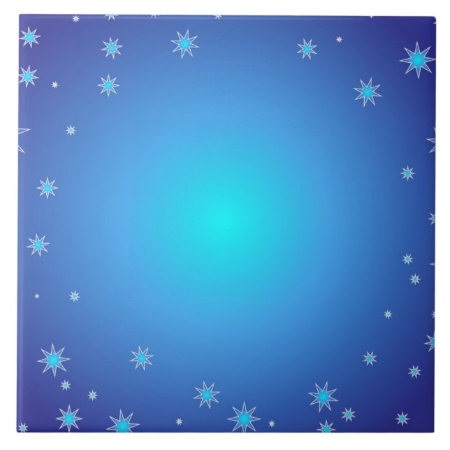 Carreau Étoiles bleues (Devant)