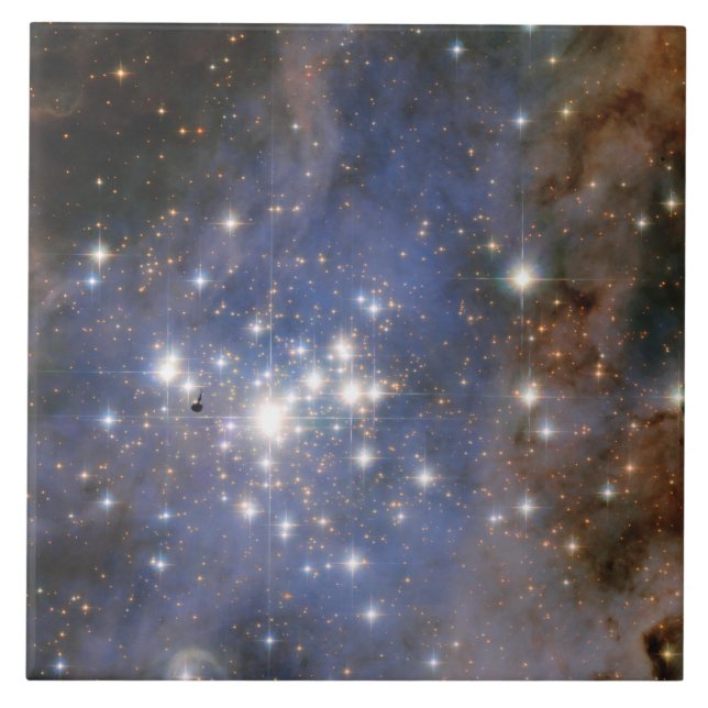 Carreau Étoiles de diamant en Carina Nebula Hubble Space (Devant)