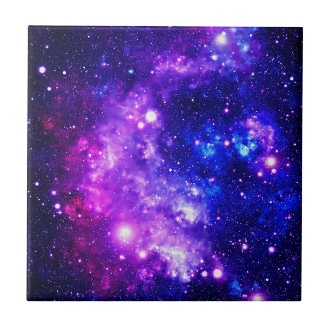 Carreau Étoiles de l'espace extra-atmosphérique de Galaxie (Devant)