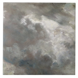 Carreau Étude de nuage de John Constable , 1821 (huile