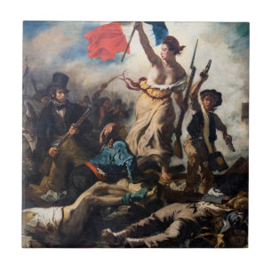 Carreau Eugene Delacroix - La Liberté guidant le peuple