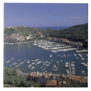 Carreau Europe, Italie, Toscane, Porto Ercole, Vue de