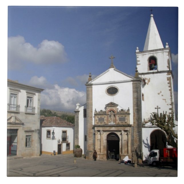 Carreau Europe, Portugal, Obidos. Église Père Noël-Maria d (Devant)