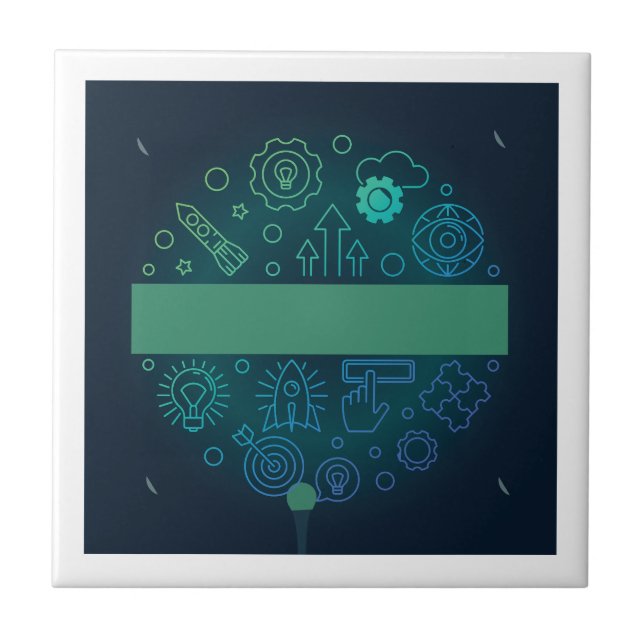 Carreau Explorer plus de conception graphique (Devant)