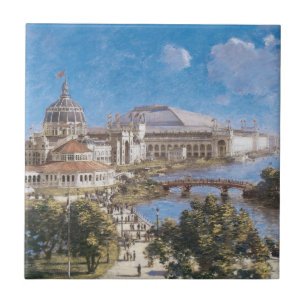 Carreau Exposition colombienne mondiale par Theodore Robin