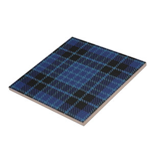 Carreau Expressions d'écossais de tartan de clergé