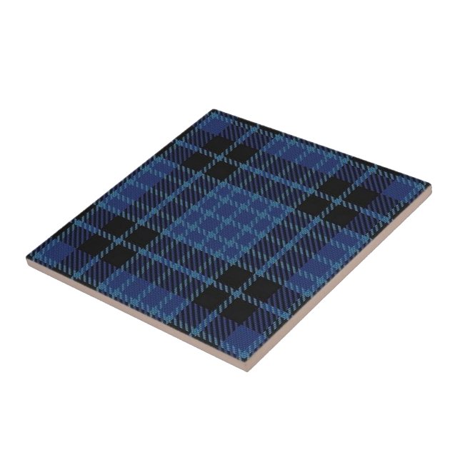 Carreau Expressions d'écossais de tartan de clergé (Côté)