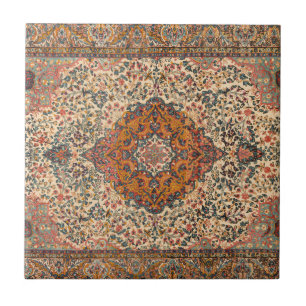 Carreau Exquis Vintage Motif de tapis persan