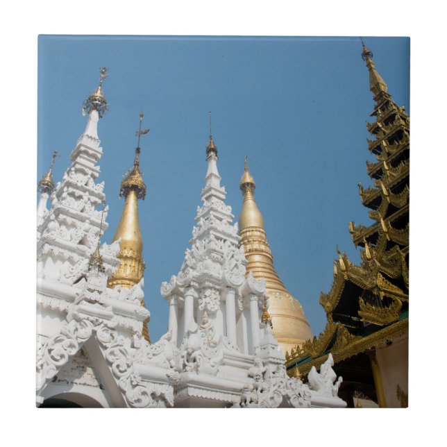 Carreau Extérieur de la pagode Shwedagon (Devant)