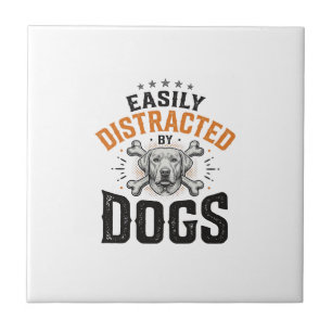 Carreau Facilement Distrait Par Les Chiens Conception De C