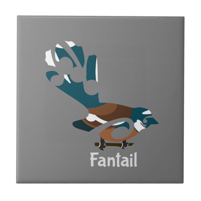 Carreau Faintail Piwakawaka (Devant)