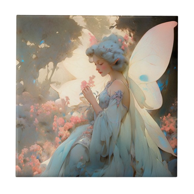 Carreau Fairy Girl'Imaginaire Art (Devant)