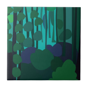 Carreau Fairycore Cottagecore Forêt Nature Vintage