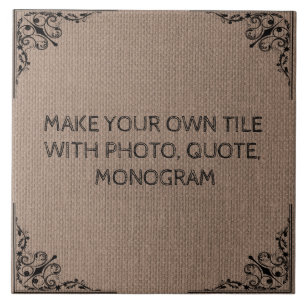 CARREAU FAITES VOTRE PROPRE TITRE CÉRAMIQUE