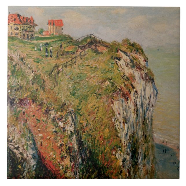 Carreau Falaise de Claude Monet | chez Dieppe, 1882 (Devant)