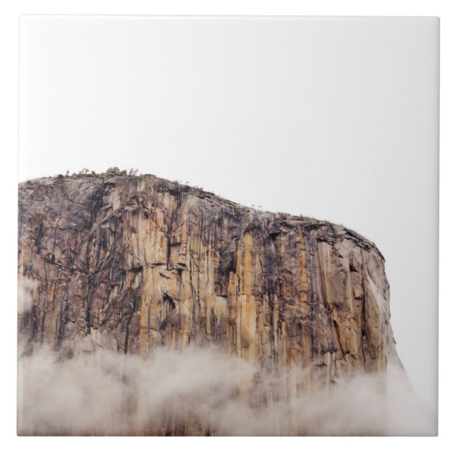 Carreau Falaise pure se levant au-dessus des nuages (Devant)