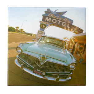 Carreau Fameux motel Blue Swallow sur la route 66