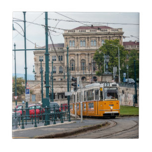 Carreau Fameux Tramway deux à Budapest, Hongrie