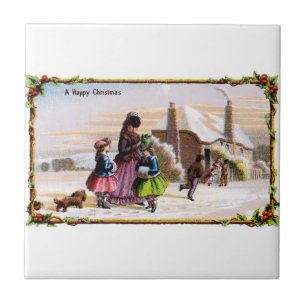 Carreau Famille Christmas