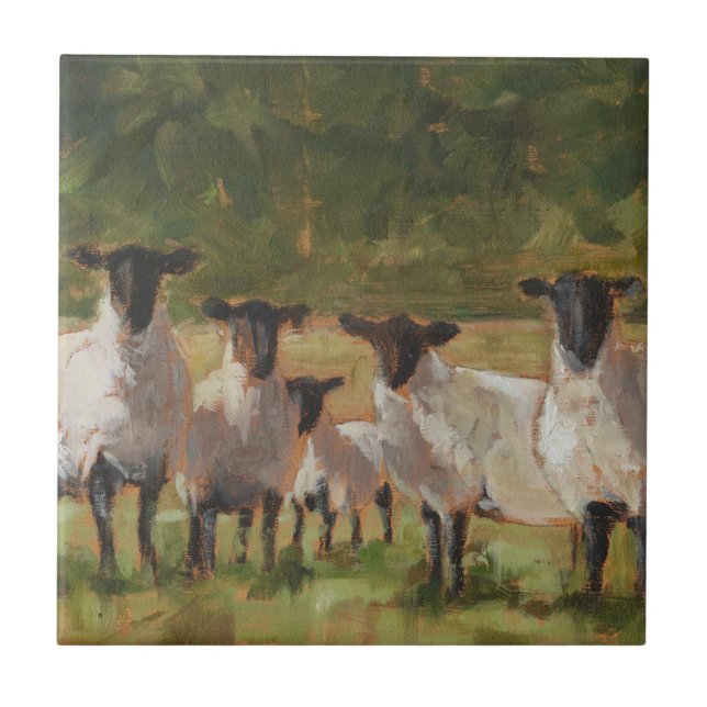 Carreau Famille de moutons (Devant)
