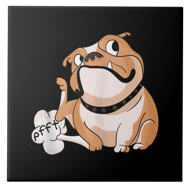 Carreau Farer Pitbull Lover Amusant Chien Chien Mère Amant (Devant)
