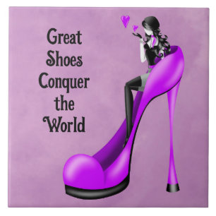 Carreau Fashion Diva à Stiletto Purple