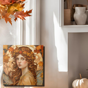 Carreau fée d'automne -artisanal