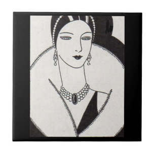 Carreau Femme art déco 1928