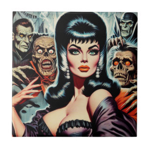 Carreau Femme déplaisante Vampire