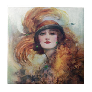 Carreau Femme victorienne