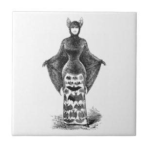 Carreau Femme vintage de batte de victorian