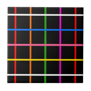 Carreau Fenêtre couleur Arrière - plan noir Conception pré