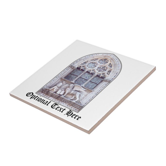 Carreau Fenêtre en verre de Lion ailé San Marco (Côté)