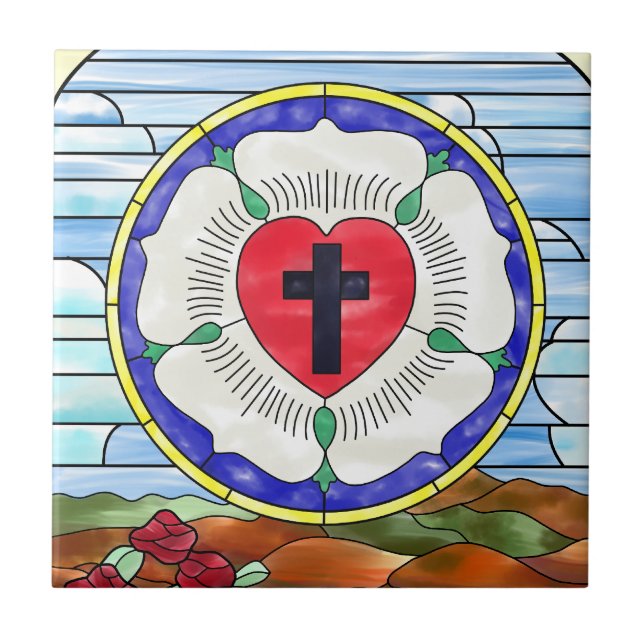 Carreau Fenêtre en verre de Rose Luther (Devant)