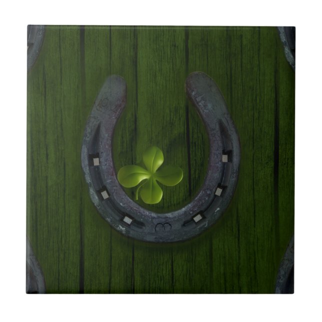 Carreau fer à cheval chanceux (Devant)