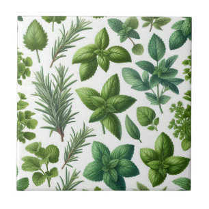 Carreau Ferme d'herbes rustiques Décoration de cuisine en 