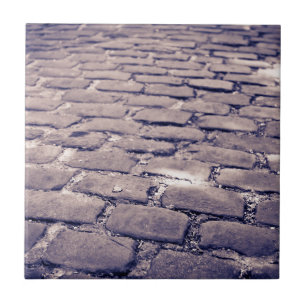 Carreau Fermer La Rue De Cobblestone