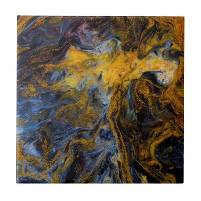 Carreau Fermeture Abstraite de Pietersite (Devant)